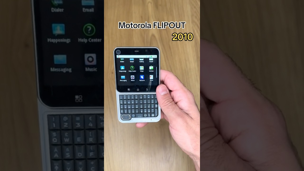 Motorola mb 511  flip out #motorola #smartphone #flipout #nostalgia