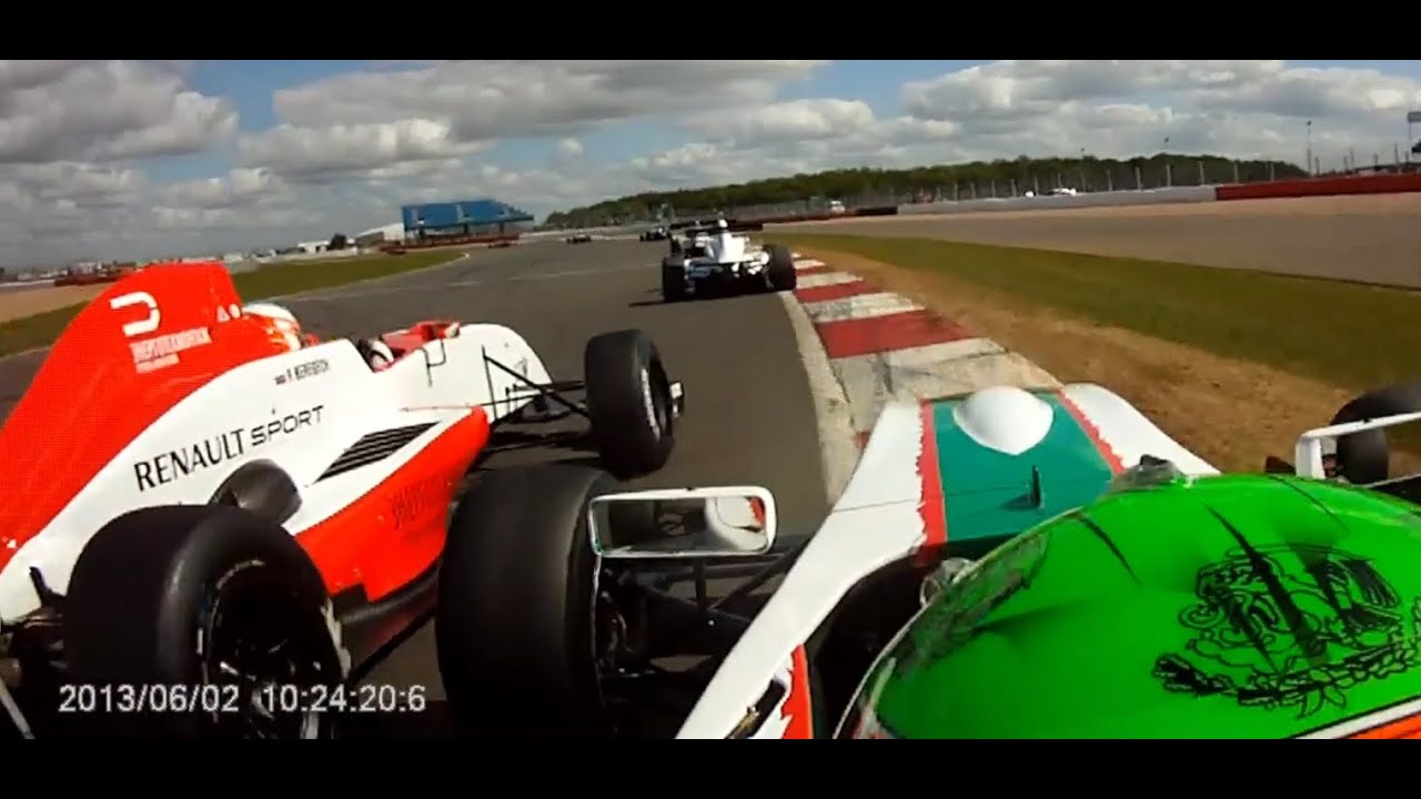 Formula Renault 2.0 NEC 2.6.13 Silverstone Race 2 Alfonso Celis onboard by Shuntmonkey