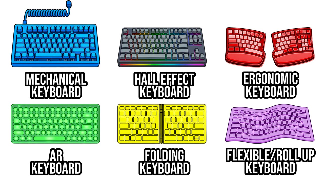Every Types of Computer Keyboard Explained in 13 Minutes