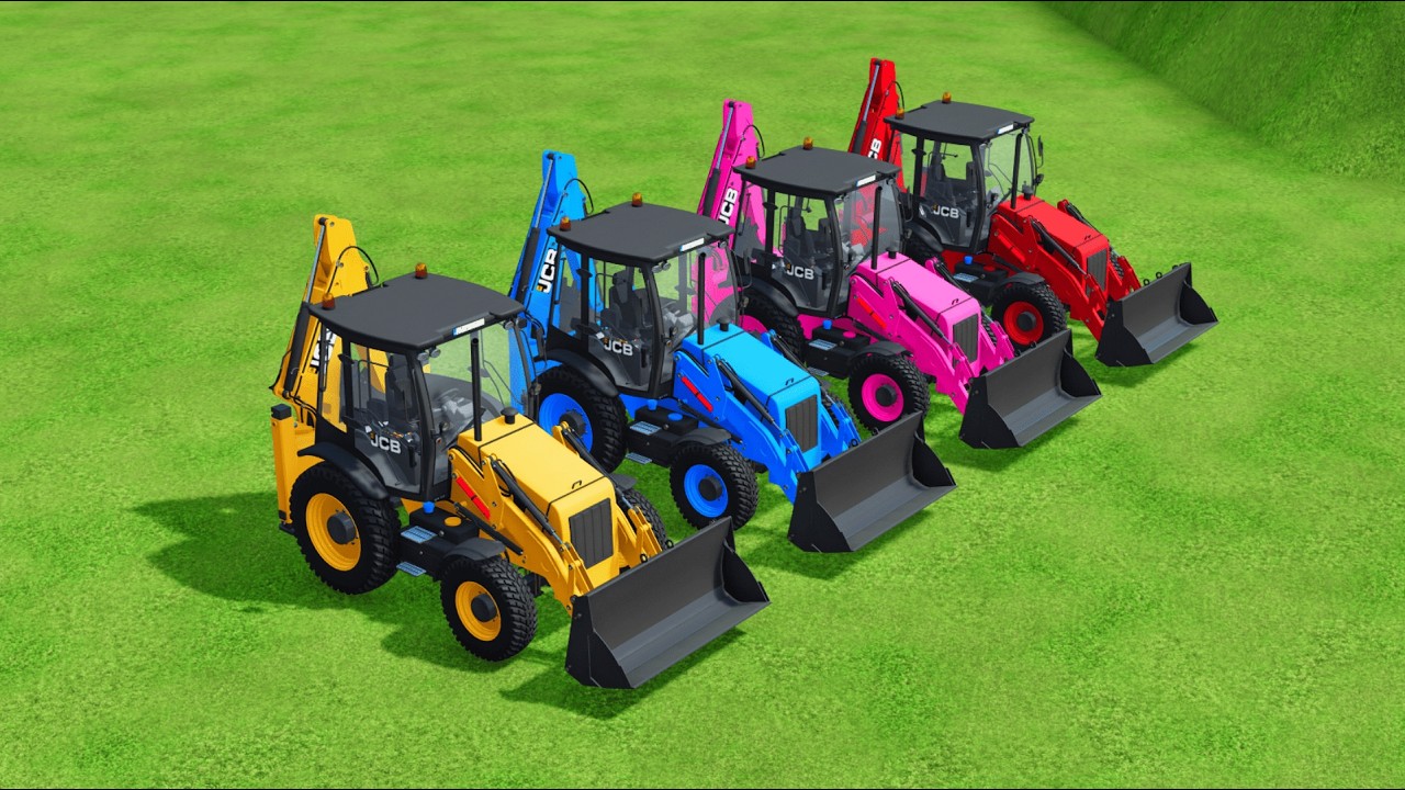 Work with Colors! SAND TRANSPORT with New Holland & KAMAZ TRUCKS! MUDDY ACTION!