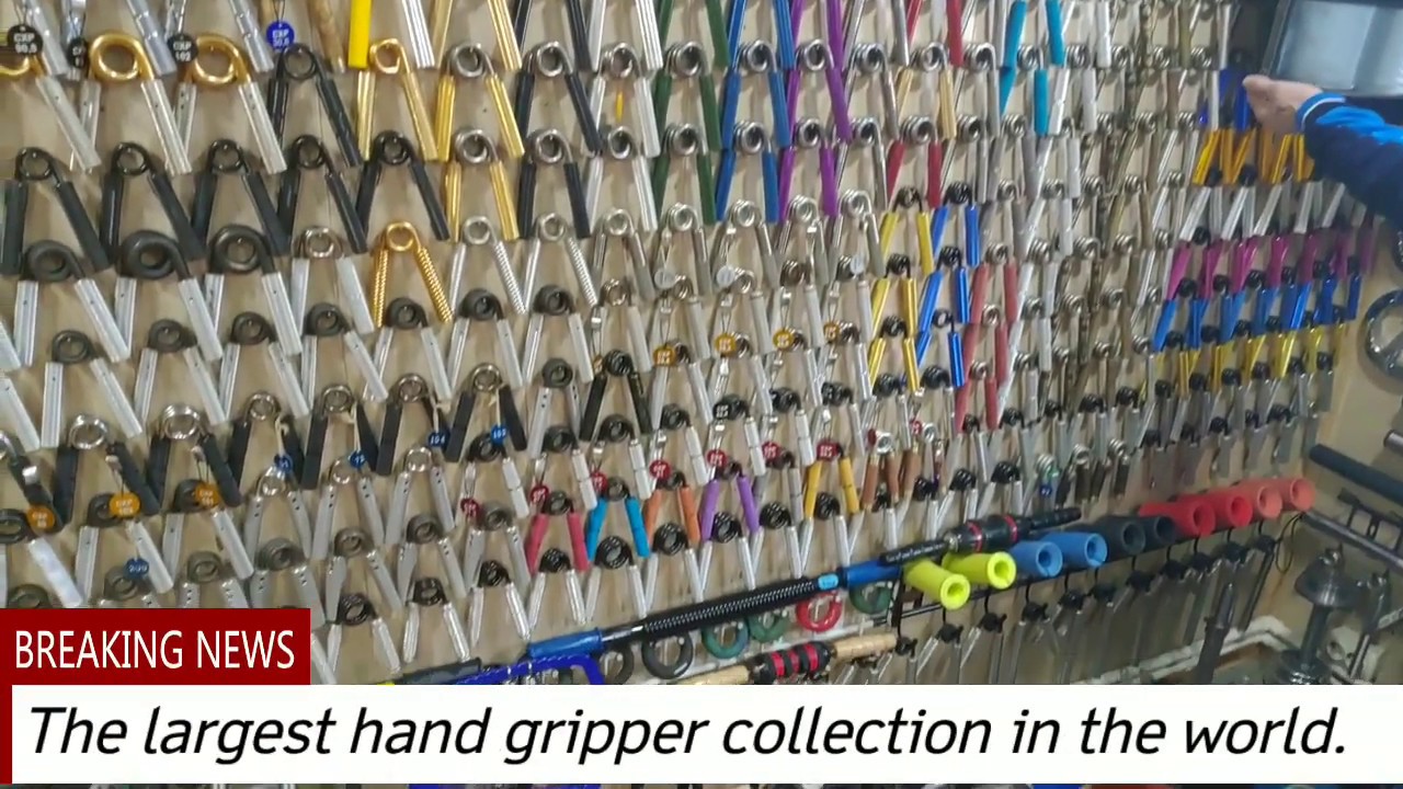 Самая большая коллекция эспандеров в мире / The largest hand gripper collection in the world