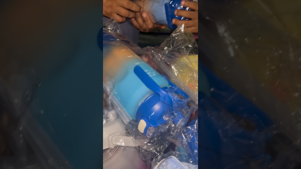 Kit de garrafa na feira da Sulanca
