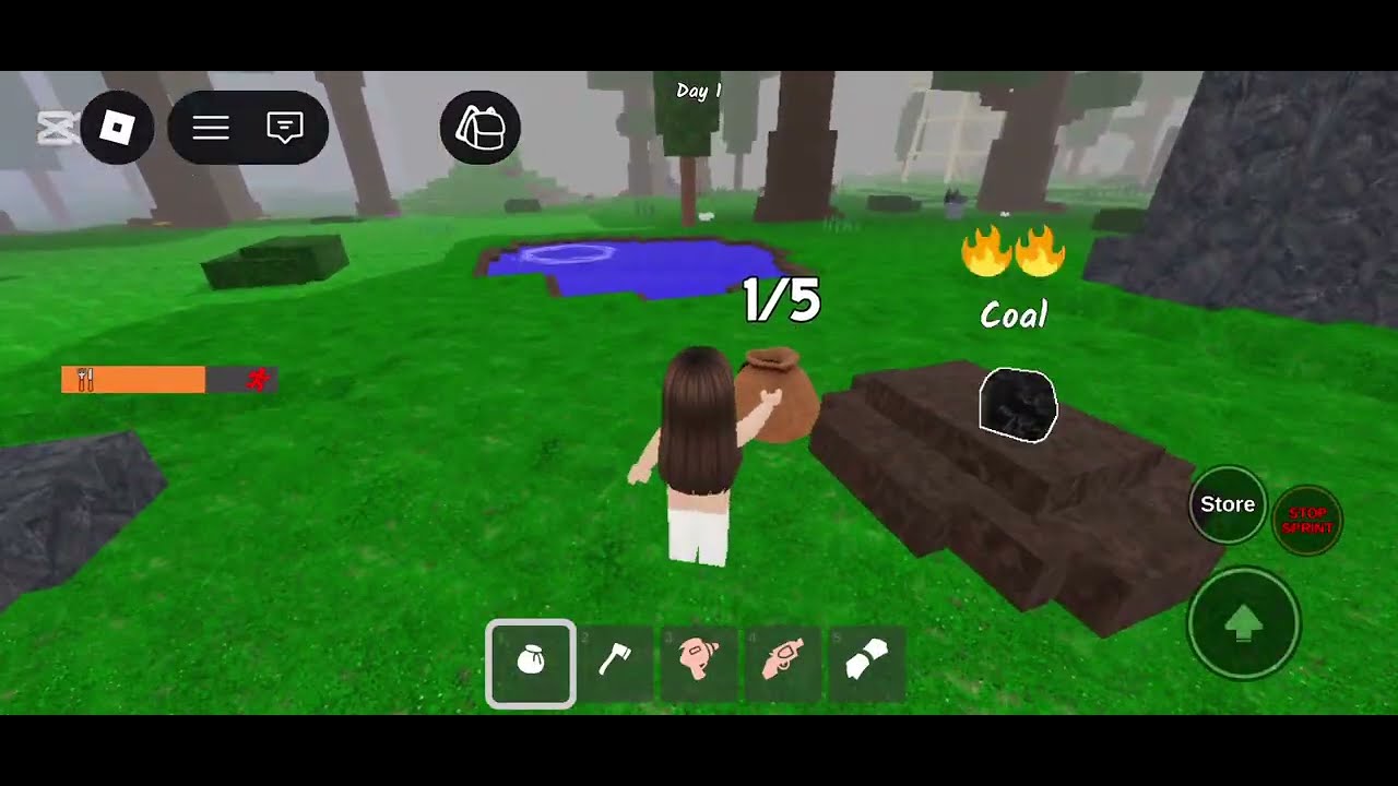 99 Nights In The Forest - Roblox Gameplay