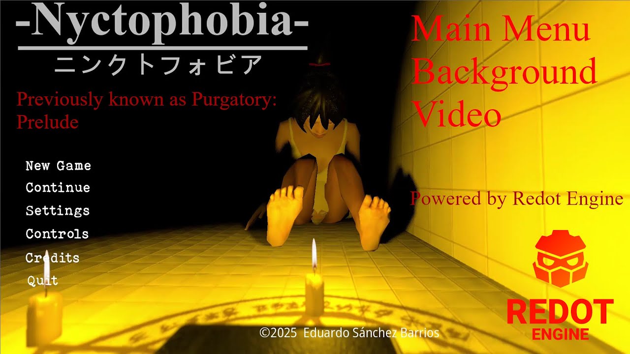 Nyctophobia || ニンクトフォビア Main Menu (formerly Purgatory: Prelude)