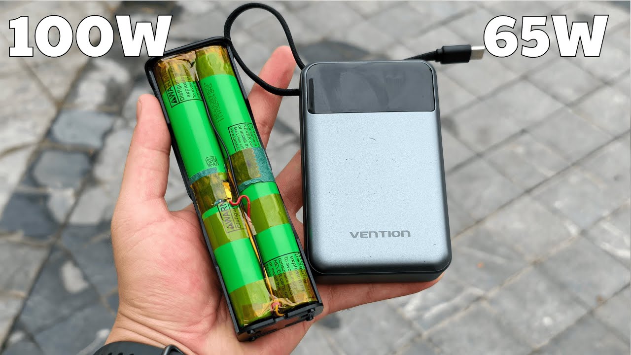 Đại chiến sạc dự phòng "lỏ" Kuulaa 100W 14000mAh vs Vention 65W 20000mAh ? Kèo nào "lỏ" hơn ?