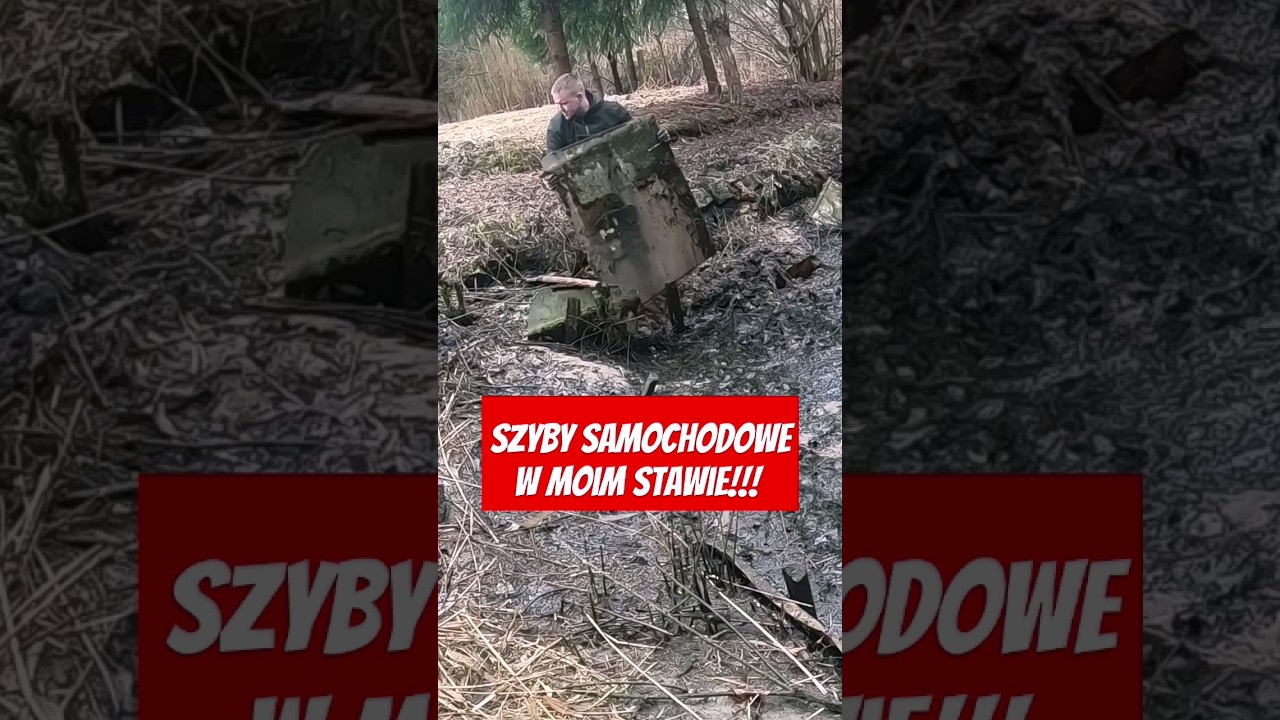 Ktoś wrzucił szyby do mojego stawu!!! #greenfish #oczkowodne #staw