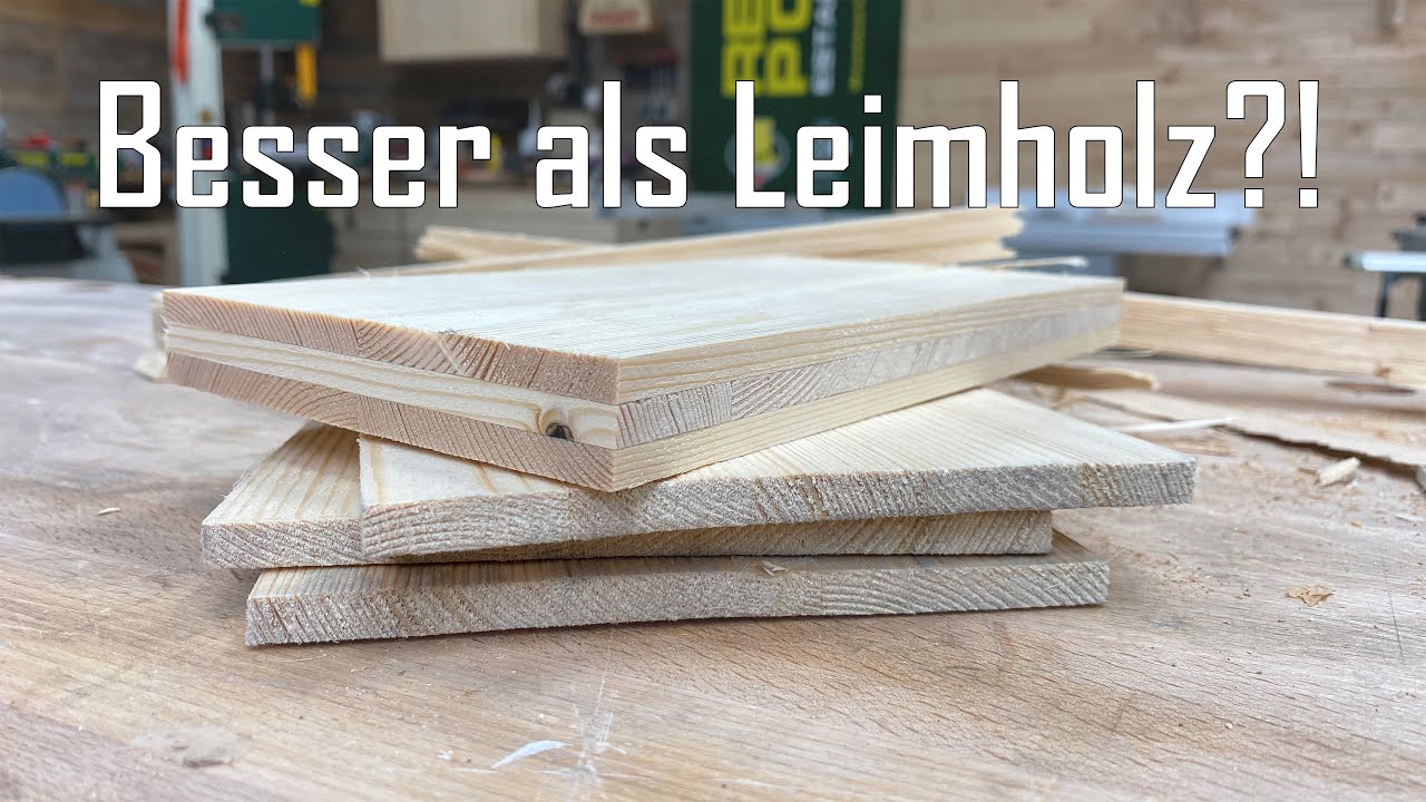 Leimholz verbessert: Dreischichtplatte im Detail erklärt