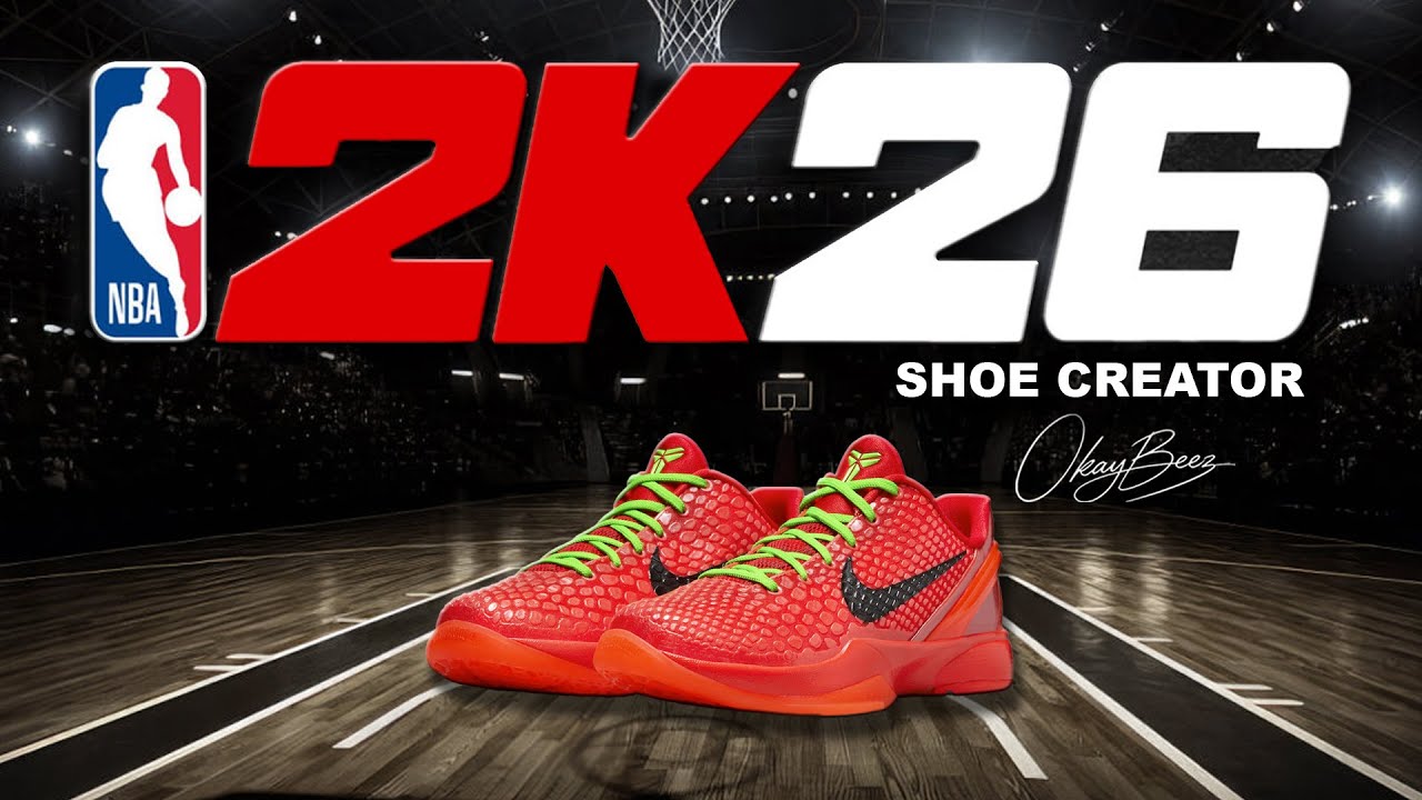 NBA 2K26 Shoe Creator - How to make Kobe 6 'Reverse Grinch'