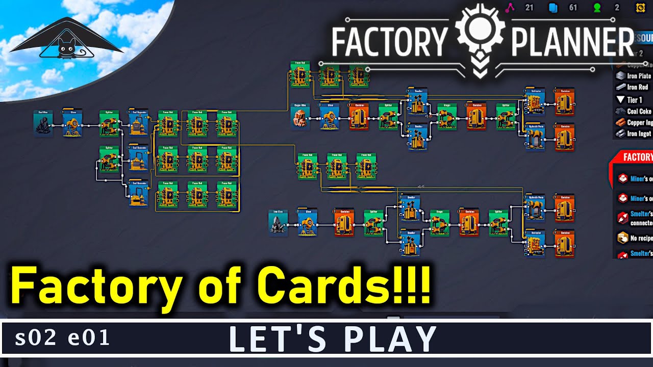Factory of Cards!!! | Factory Planner s02 e01