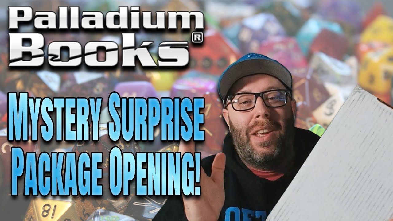Palladium Books Mystery Surprise Package Unboxing! - Palladium Fantasy