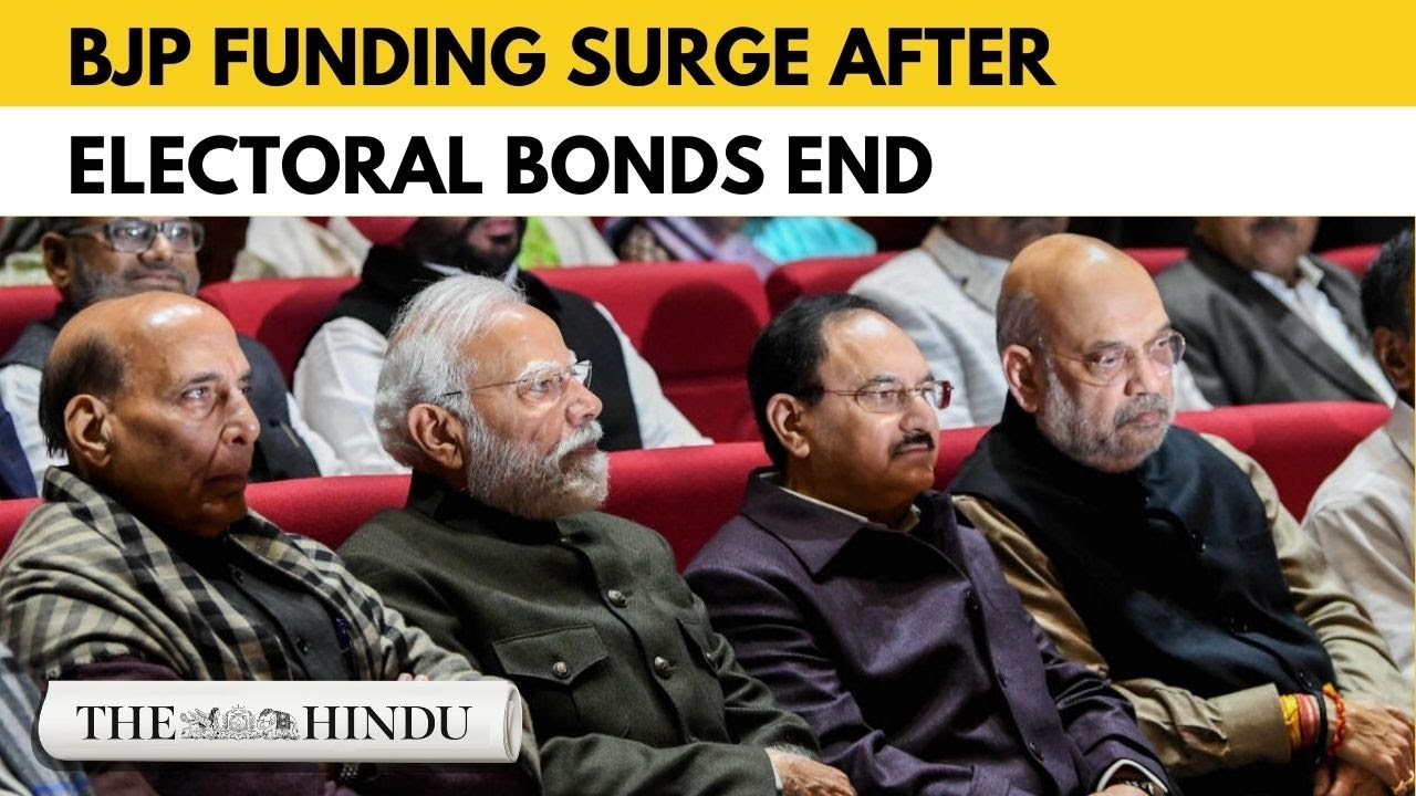 BJP donations surge to ₹6,088 crore, 12 times higher than Congress