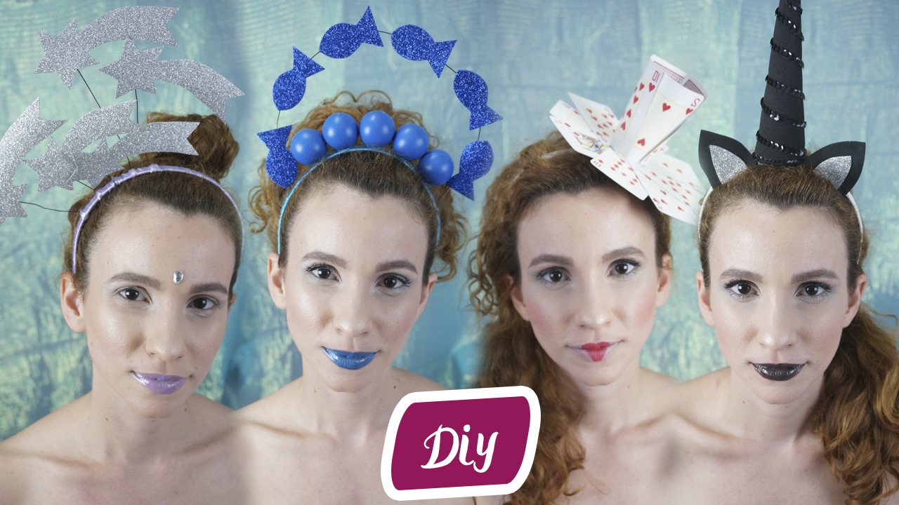 DIY - Tiaras/Arcos para o Carnaval