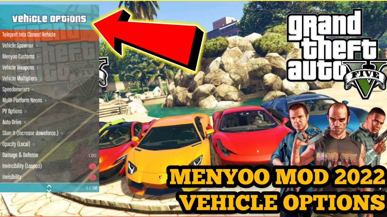 How to Use MENYOO TRAINER | GTA 5 | Part 2 | Vehicle Options Explained in Full Details | THE NOOB