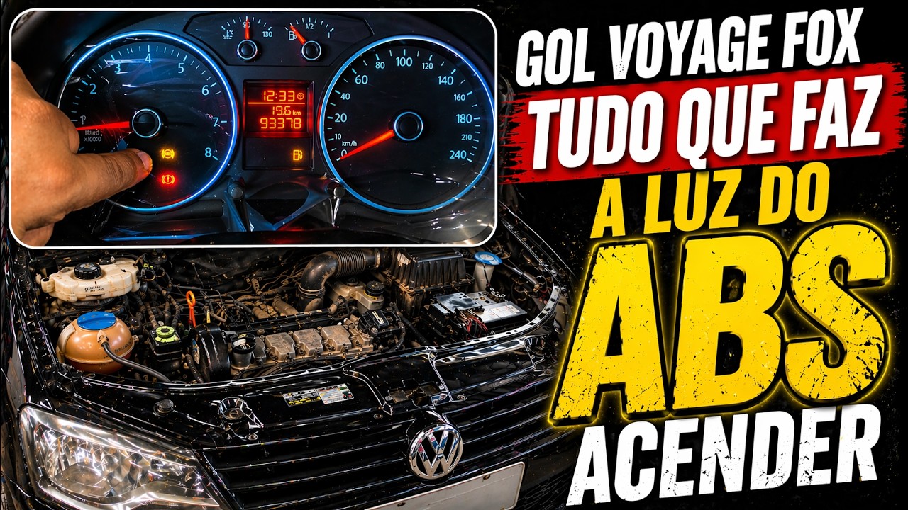 TUDO QUE FAZ A LUZ DO ABS ACENDER! MAIS UM PROBLEMA NO ABS RESOLVIDO, VOYAGE GOL FOX SAVEIRO POLO!!