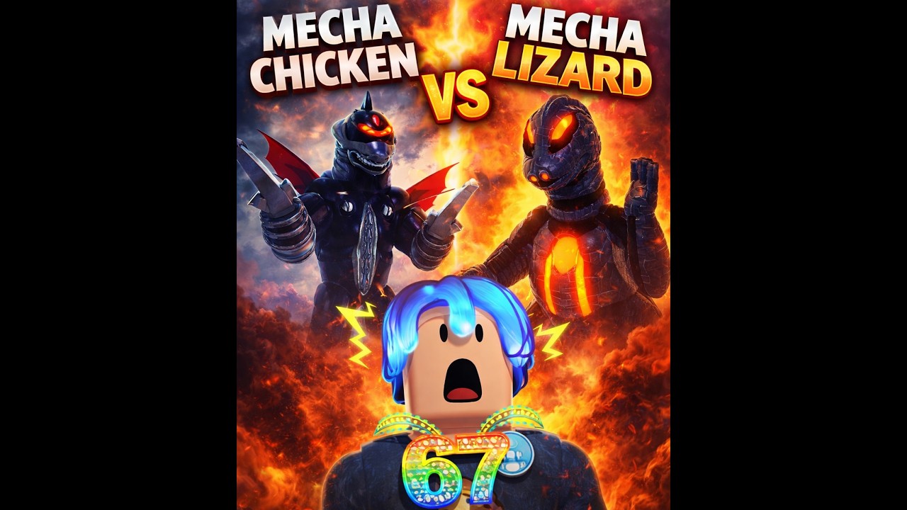 MECHA LIZARD VS MECHA CHICKEN BATTLE 💥 INSANE SHOWDOWN IN TINY UNIVERSE | ROBLOX🪐  WHO’S OP?! 😳🔥