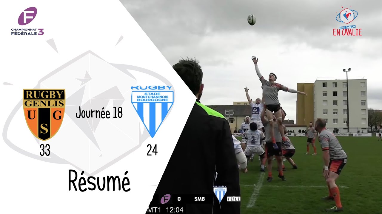 Résumé U.S.GENLIS et Stade Montchaninois Bourgogn
