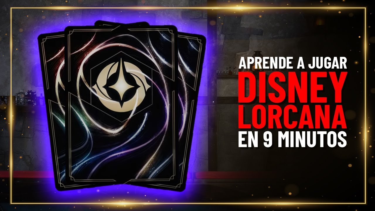 Cómo jugar a DISNEY LORCANA en 9 MINUTOS - Tutorial para aprender a jugar