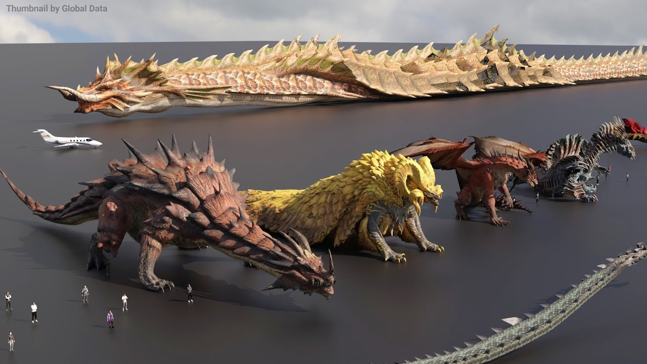 Monster Hunter Size comparison 3D