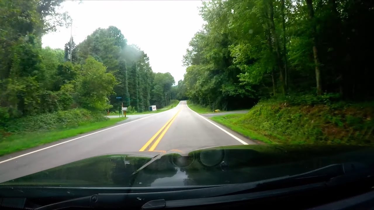 Overcast Drive through Mountains, Georgia | Summer Overcast Drive | 1h43 | 4k No Commentary