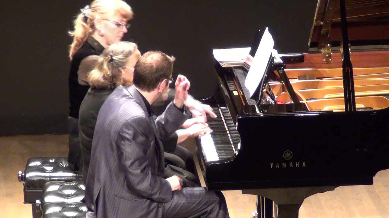 DUO ROMANTIKA & Genevieve Snider play Mike CORNICK-3 pieces for 6 hands