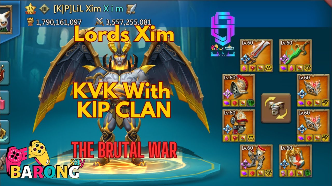LordsXim KVK With K|P Part 1 | The Most BRUT4L RALLY. 19+ RALLY ALL TARGET BURN | Lords mobile