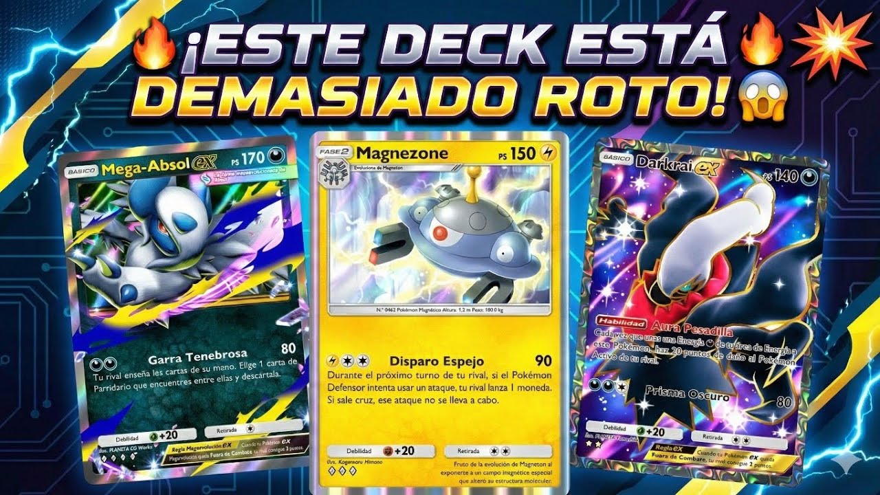 ​¡EL DECK MÁS ROTO E ILEGAL! Magnezone y Darkrai DESTROZAN TODO 🔥😱