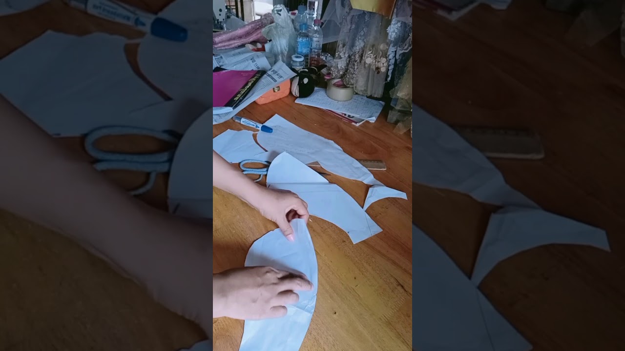 របៀបកាត់ដៃអាវសំបកត្រពាំង