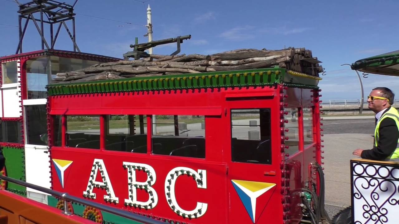 Trams in Blackpool, July 2016