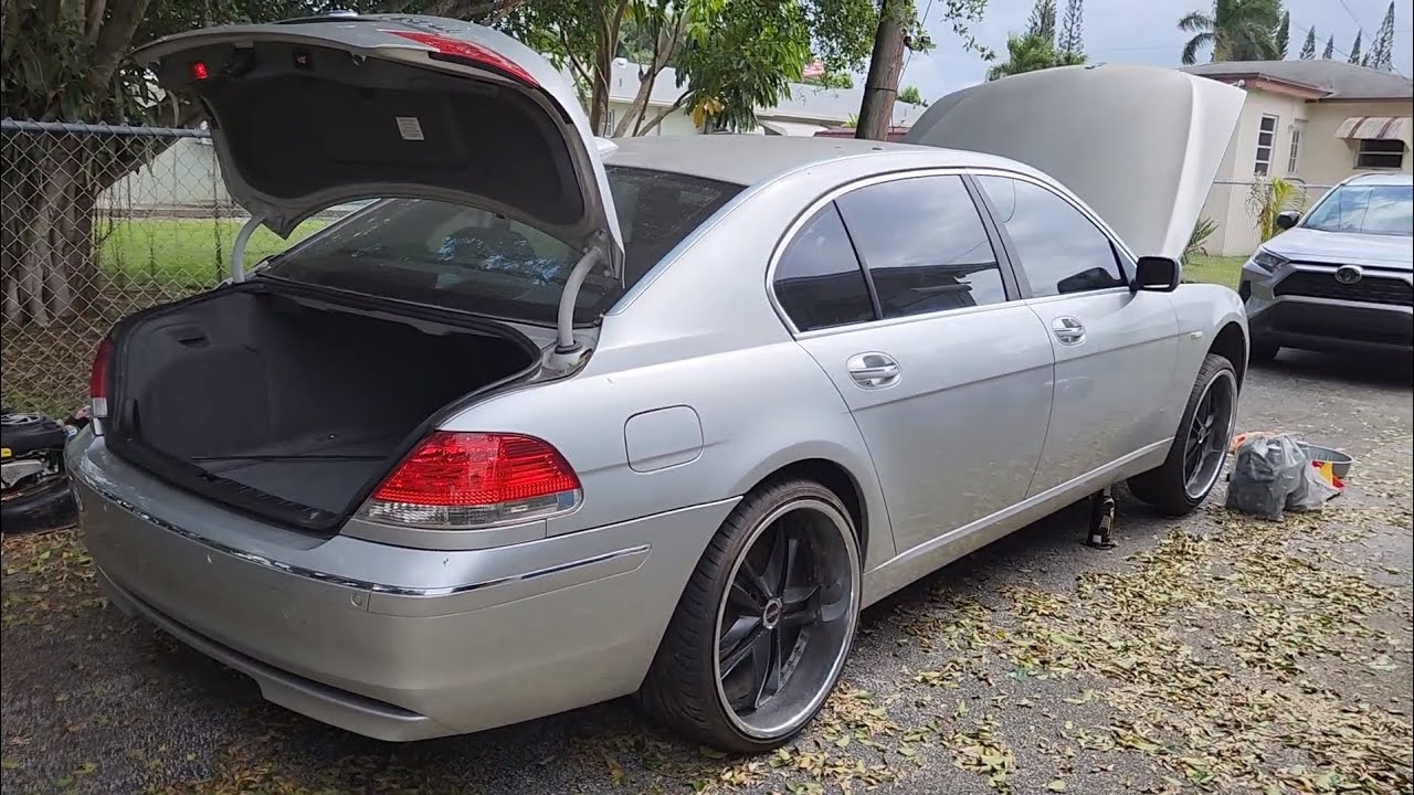 Меняем масло в моторе, поездка на авторазбор. BMW E66 750LI. Эпизод 3