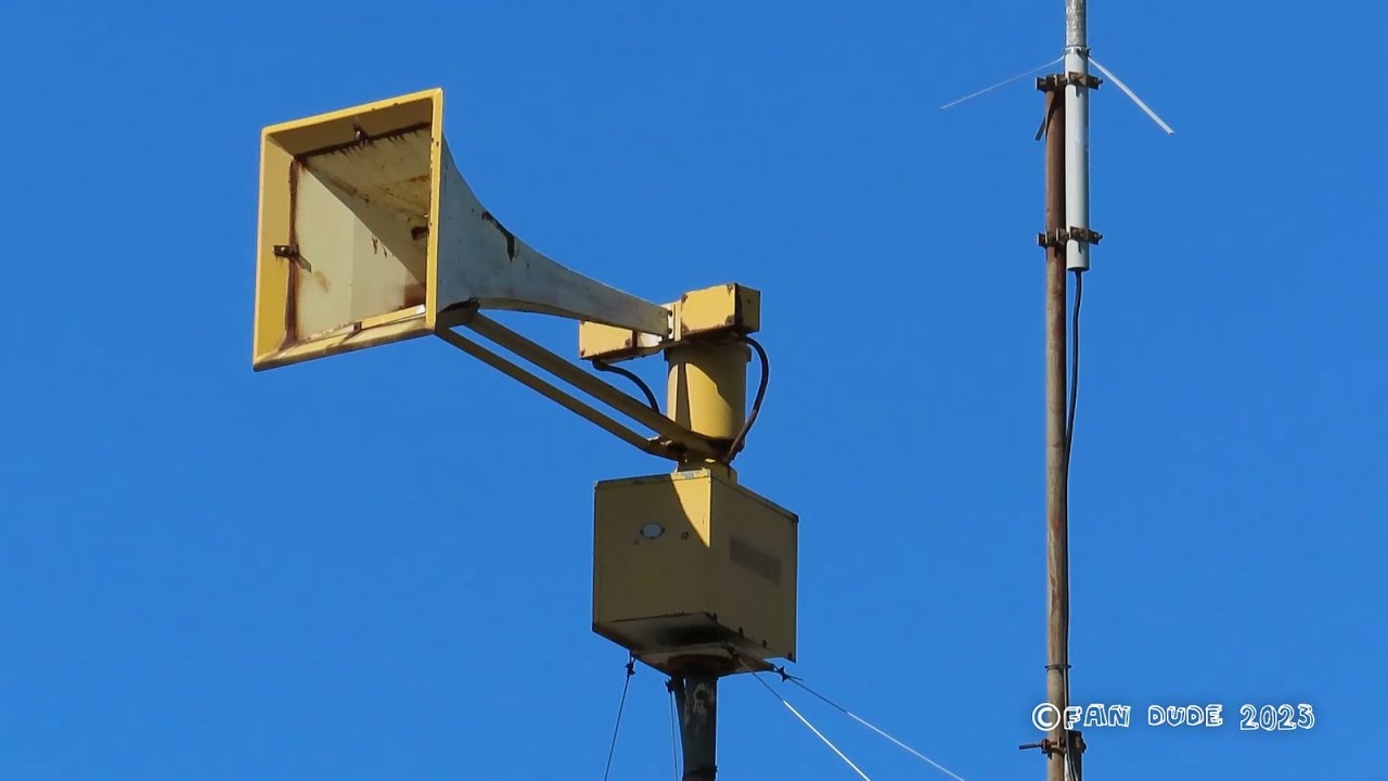 Otsego, MI (Sick) Federal Signal Thunderbolt 1003 ~Siren Test~ | Full Alert | 9-1-23