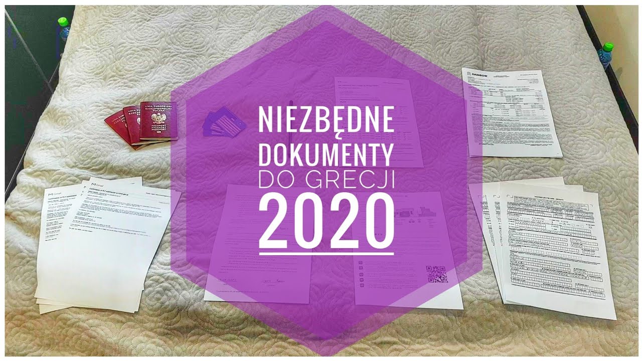 Grecja 2020 samolotem - wymagane i zalecane dokumenty