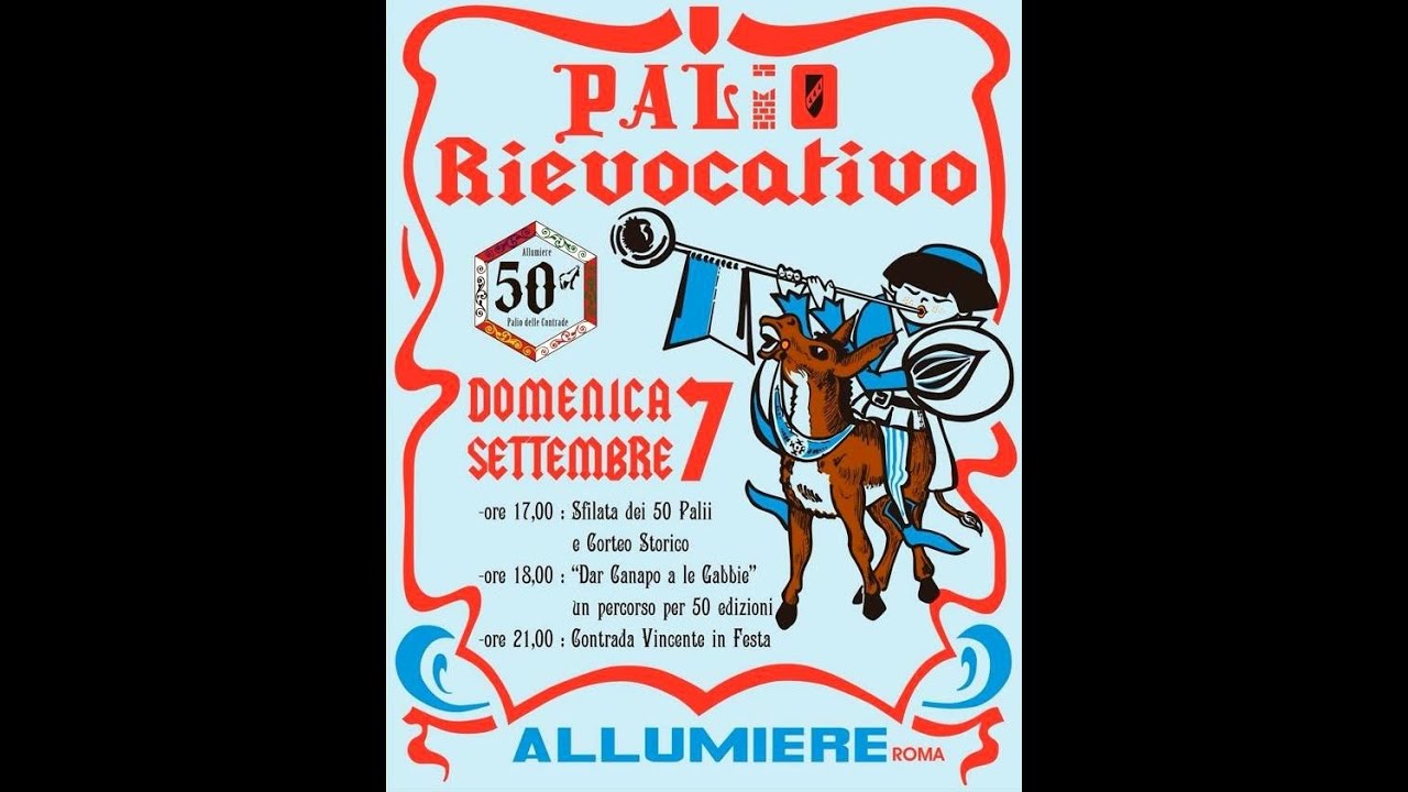 Allumiere Palio Rievocativo 50 Anni