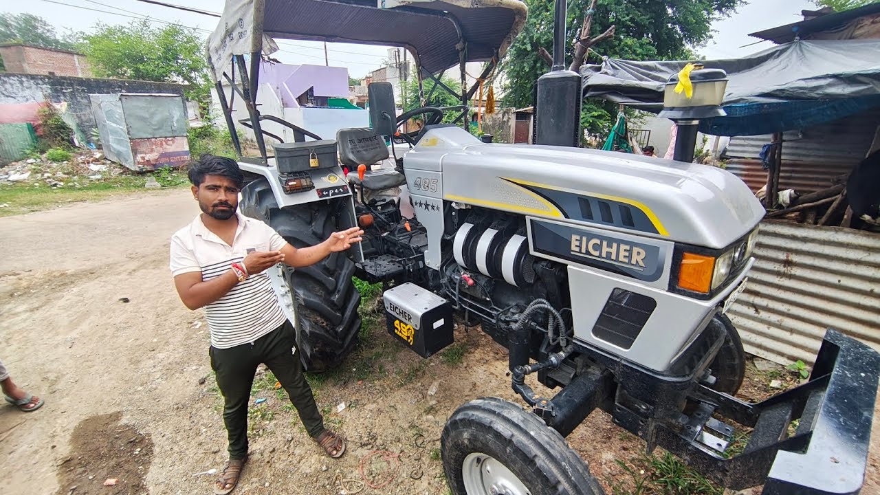 Eicher 485 supar+ full ditels #eicher485 #nishudaswal #tiwari #trectr 