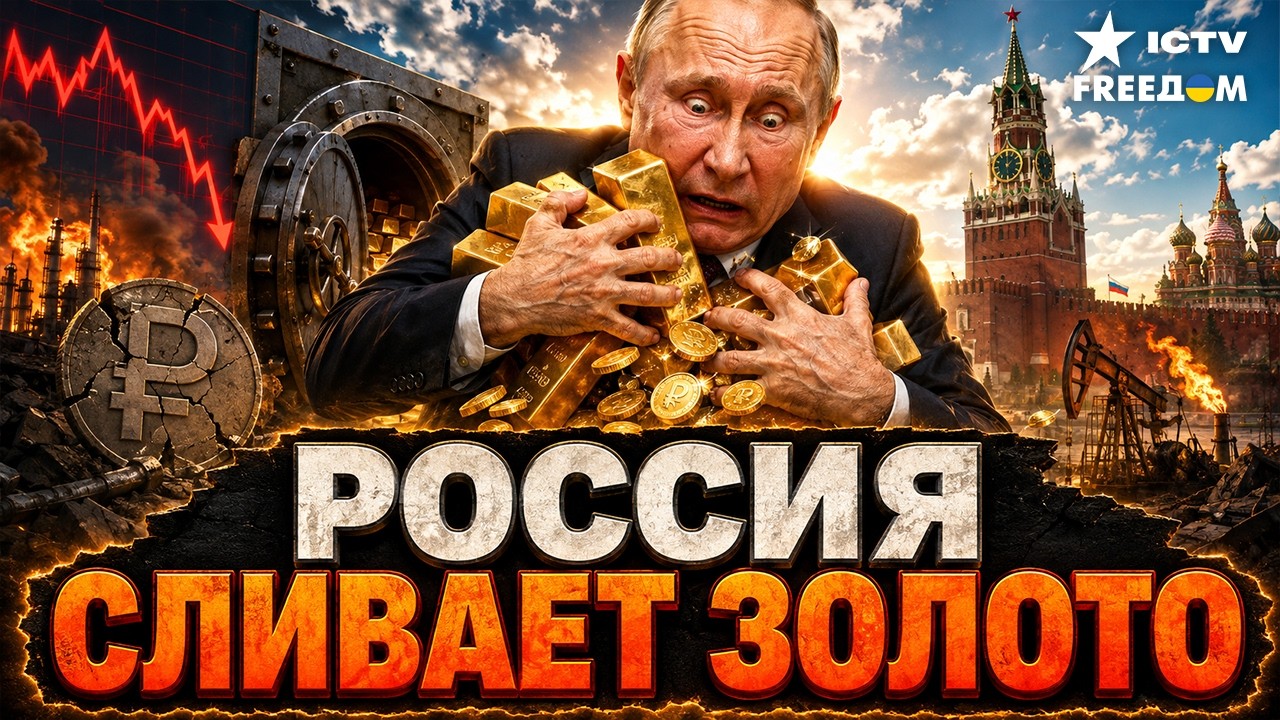 ЭТО СКРЫВАЛИ ДО ПОСЛЕДНЕГО! Из России ВЫВЕЛИ тонны золота &mdash; войну больше нечем оплачивать?