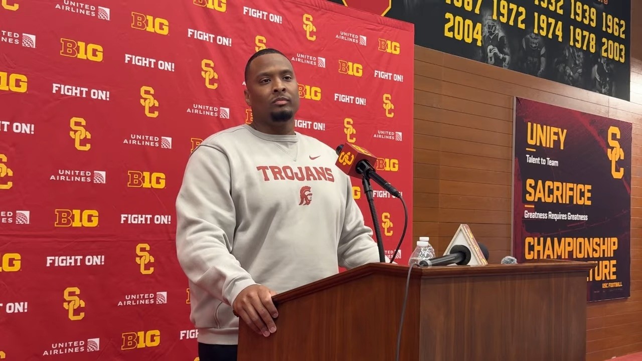 USC assistant coach press conference: Defensive tackle coach Skyler Jones