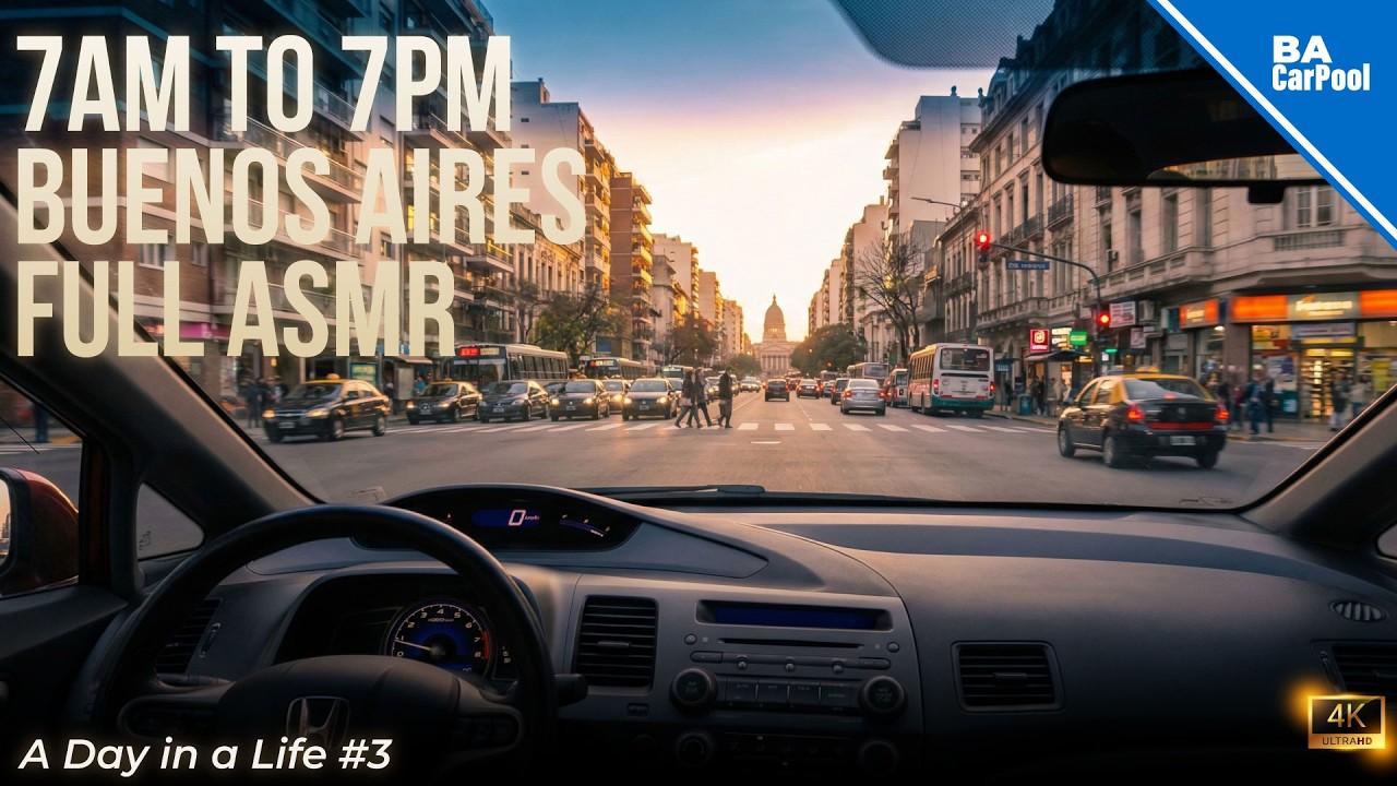 ASMR Buenos Aires | 12 Horas de Ciudad en un Día | A Day in a Life #3 in a life #3