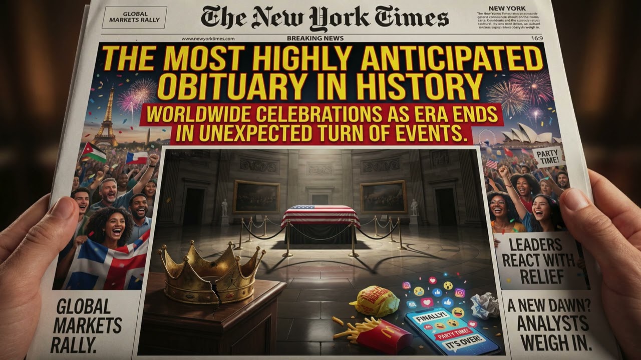 The Most Highly Anticipated Obituary in the History of the World &mdash; Political Satire Targeting Trump