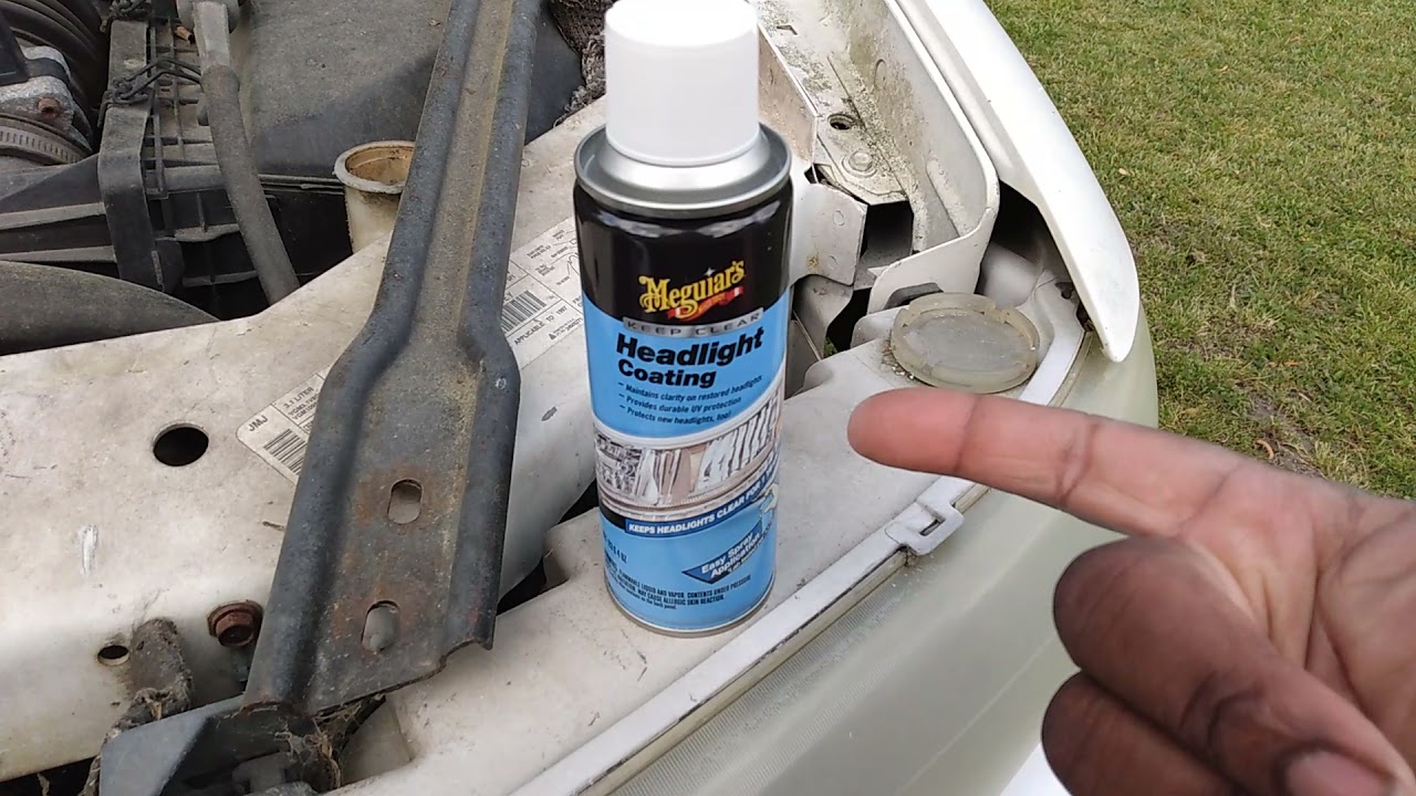 Покрытие для фар Meguiar's Keep Clean в действии