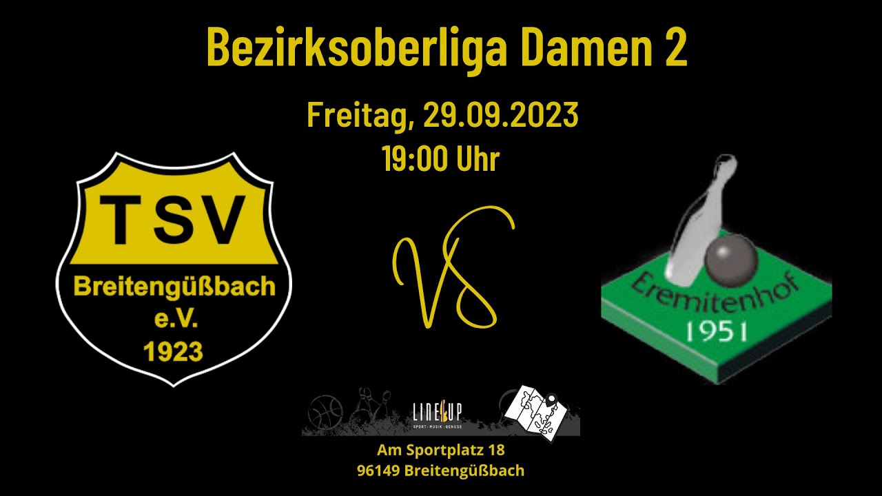 TSV Breitengüßbach Kegeln Damen 2 - Eremitenhof Bayreuth