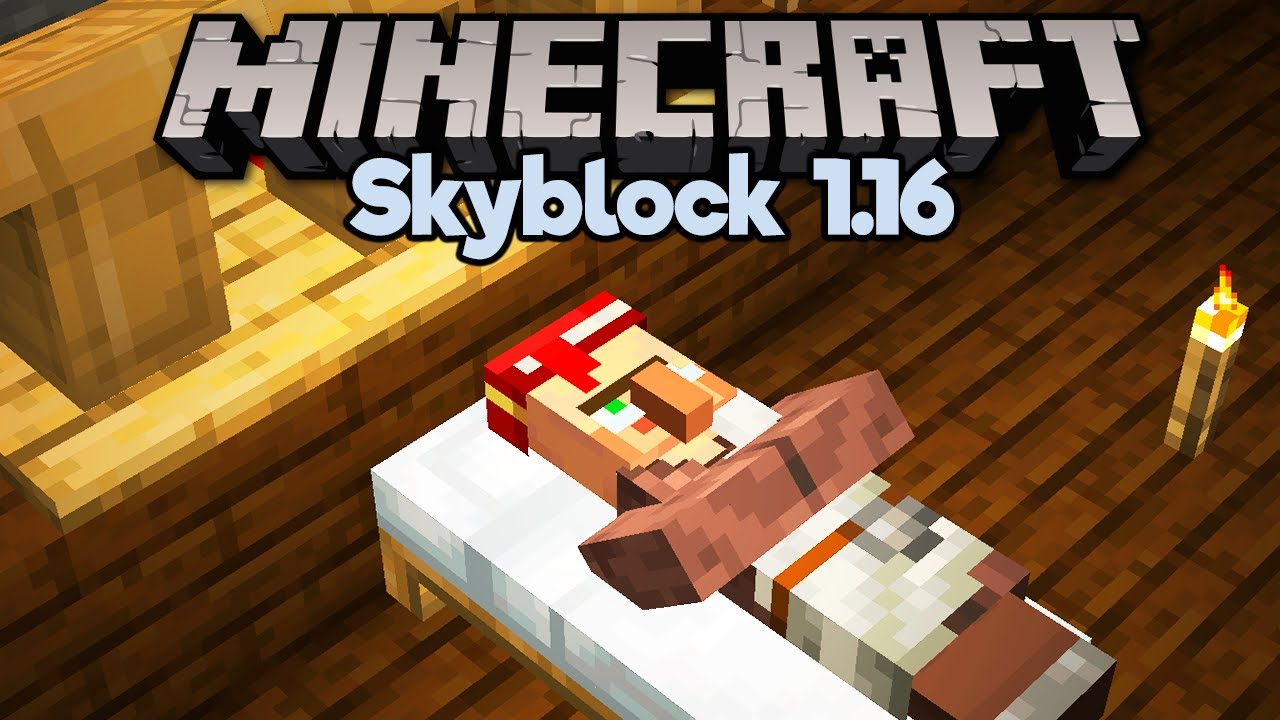Building a Villager Hotel in Skyblock! ▫ Minecraft 1.16 Skyblock (Tutorial Let's Play) [Part 14]