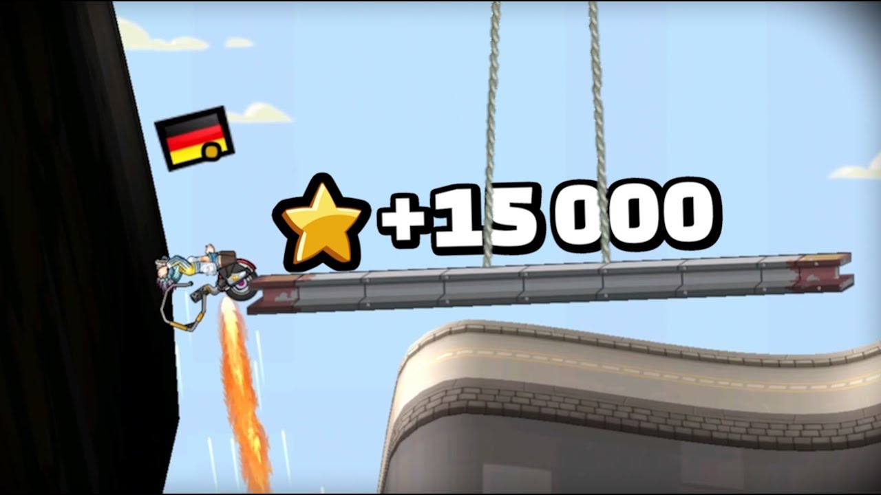 [TAS] Monowheel Intense City 5k - Hill Climb Racing 2
