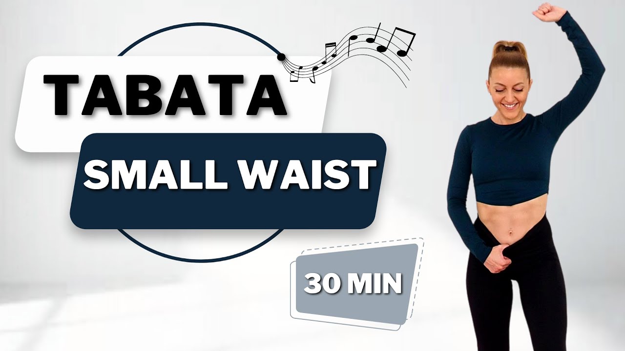🔥30 Min SMALL WAIST ABS+THIGHS🔥All Standing🔥No Jumping🔥No Repeat🔥Warm Up + Cool Down🔥TABATA WORKOUT🔥