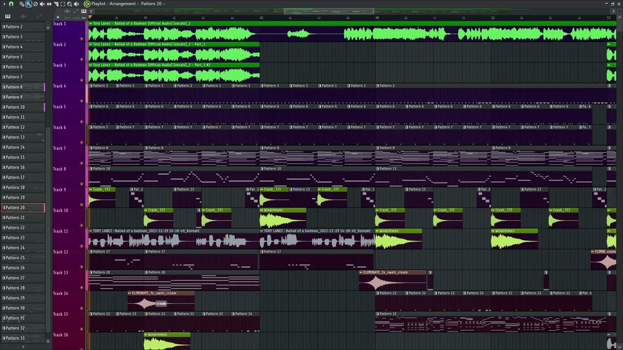 Tory Lanez -Ballad Of A Badman (Token Remix)(FL Studio)