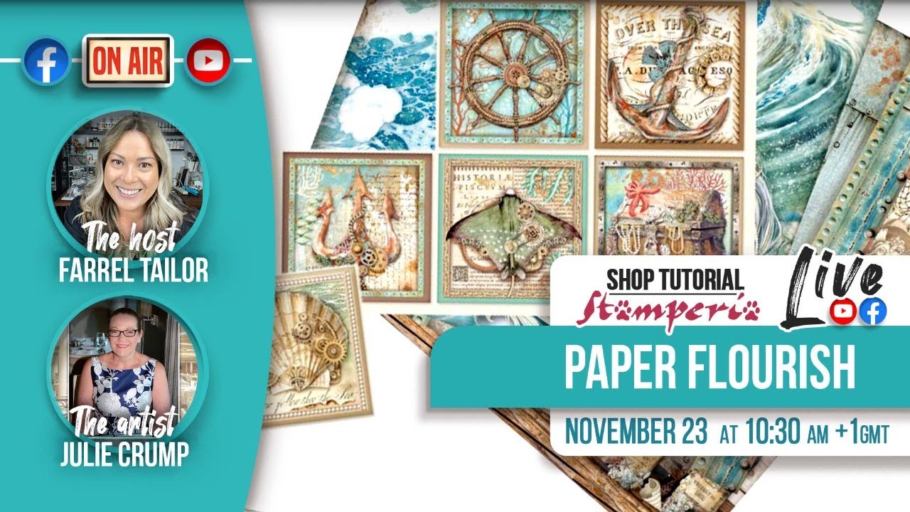 LIVE n.575 PAPER FLOURISH - AUSTRALIA (special time 10:30 am CET)