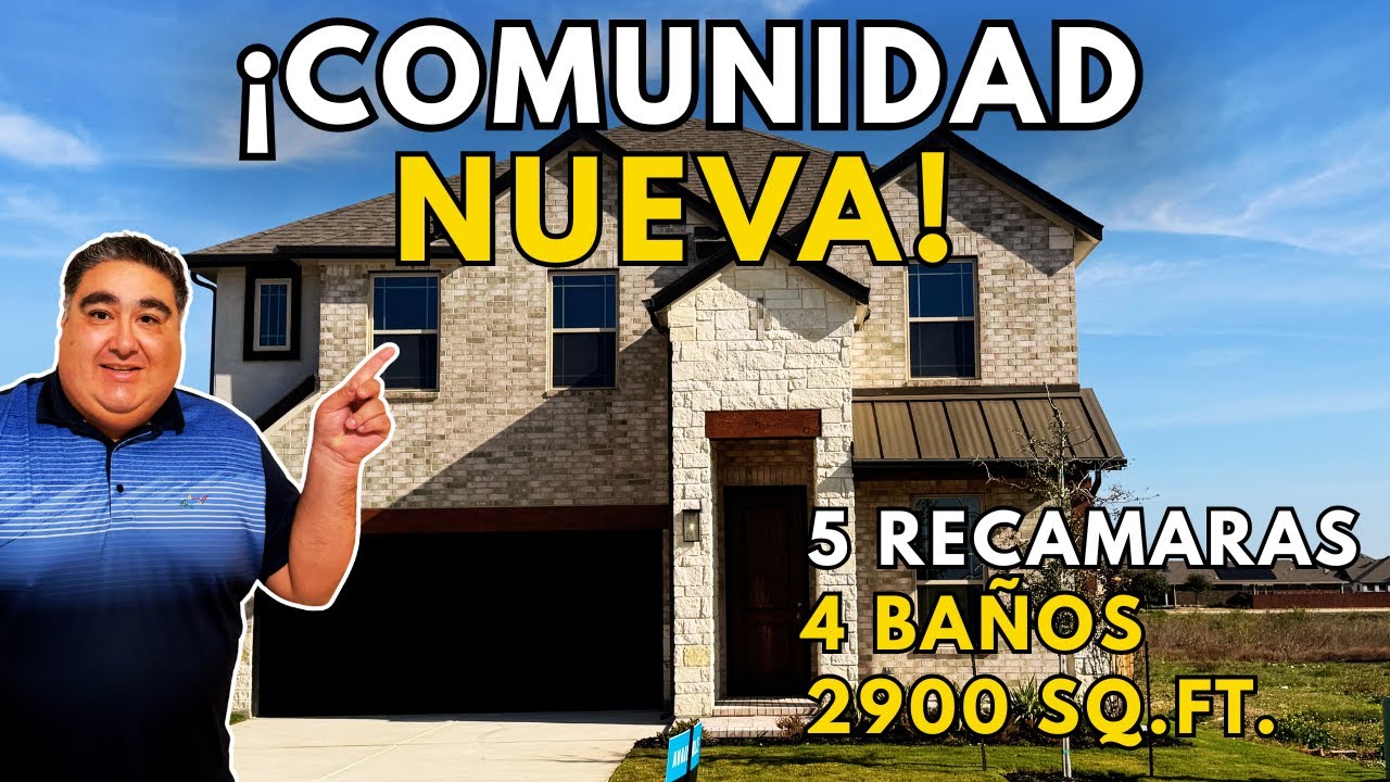 ¡Descubre la Casa de tus Sueños! 5 Recámaras en New Braunfels TX cerca de San Antonio y Austin