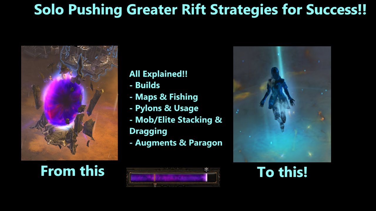Diablo 3: Solo Pushing - How to Push Successfully! Tips & Strategies that will help you reach 150!