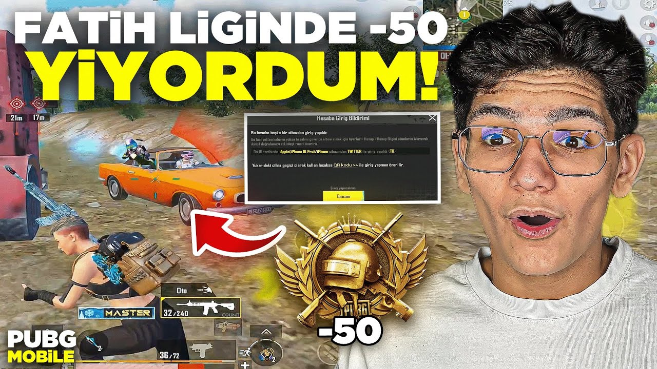 FATİH LİGİNDE -50 YİYORDUM! MAÇIN ORTASINDA HESABA GİRDİLER - PUBG MOBİLE