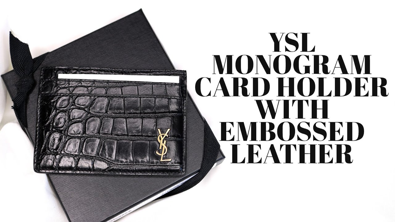 YSL CARD HOLDER REVIEW