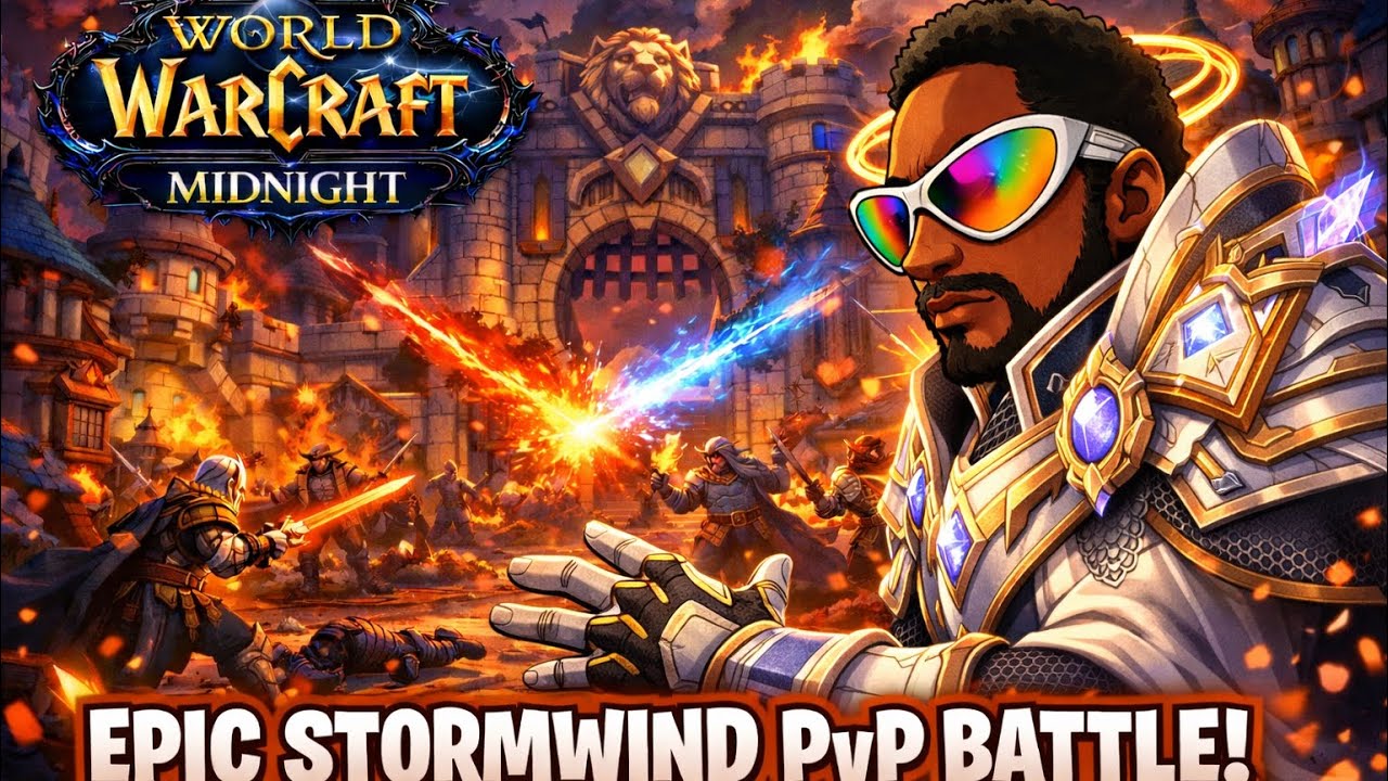 We Started a PvP WAR Outside Stormind |World of Warcraft on Controller 