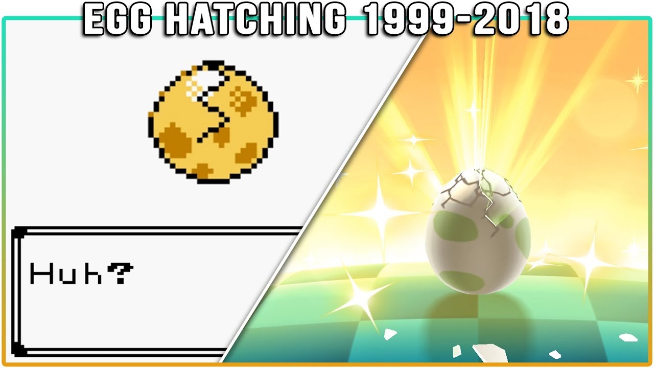 Evolution of Pokémon Egg Hatching (1999-2018)